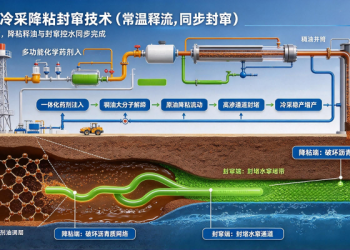 Heavy Oil Cold Production Viscosity Reduction & Channel Sealing Technology（Flow release under ambient temperature, simultaneous channel blocking）